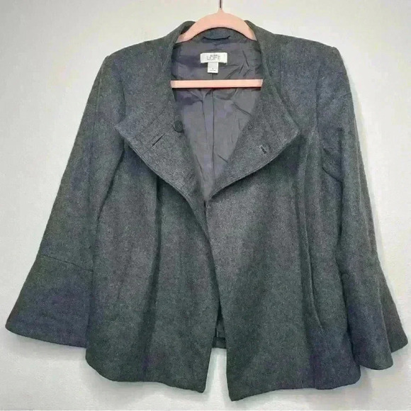 Ann Taylor Loft Gray Capelette Sz Small - Picture 12 of 14